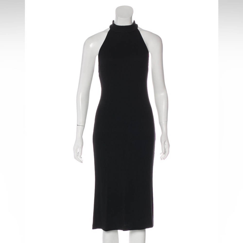 L’agence Halter Midi Dress (L)